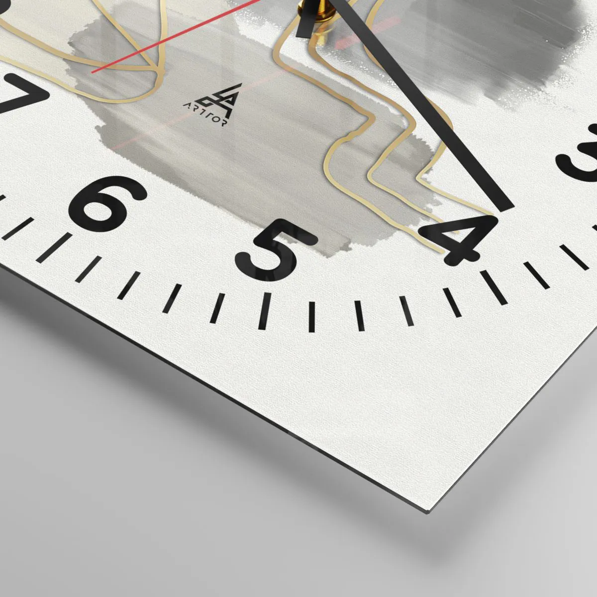 Zegar ścienny - Trwanie i ruch - 30x30 cm