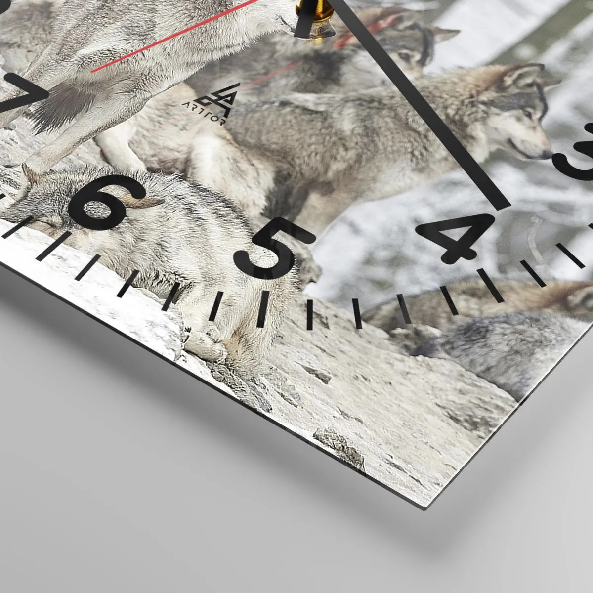 Wandklok - Klok - Familie en vrienden - 30x30 cm