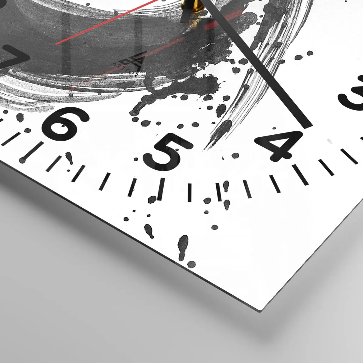 Wandklok - Klok - De draaikolk van de schepping - 30x30 cm