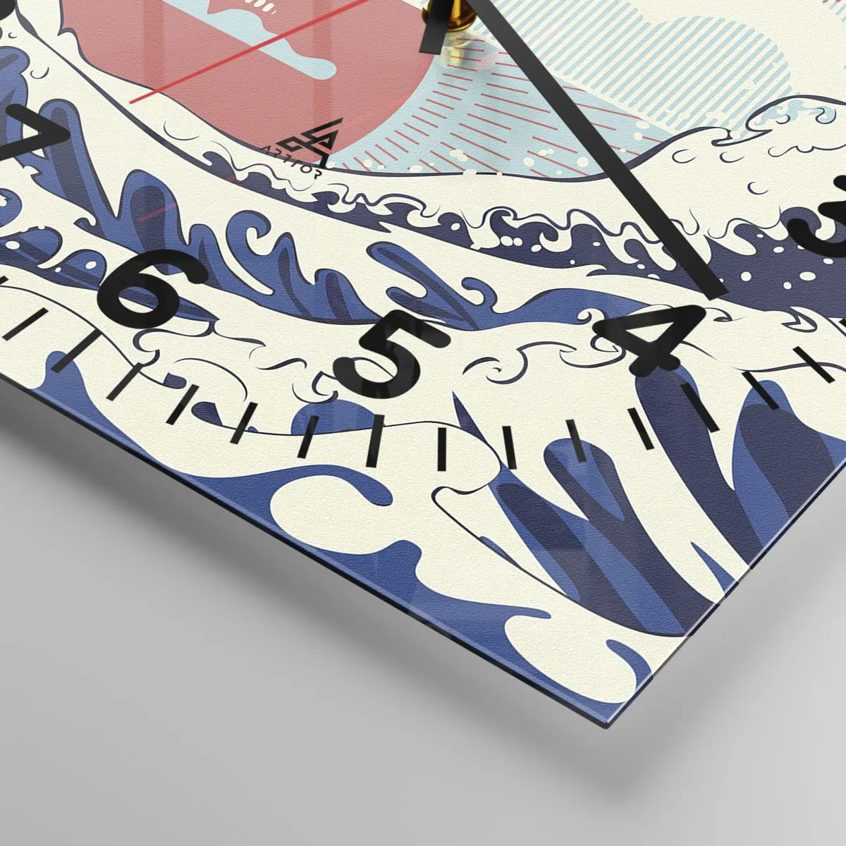 Nástenné hodiny - Z japonských inšpirácií - 40x40 cm