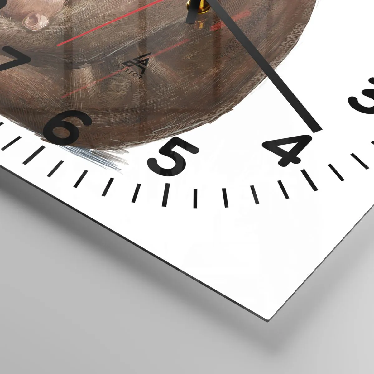 Zegar ścienny - Słodkich snów, dzieciaki - 30x30 cm