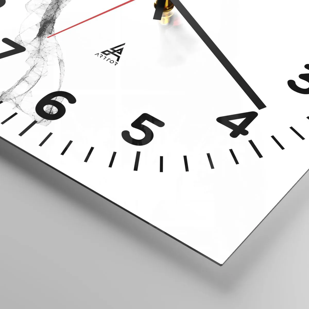 Orologio da parete - Orologio in Vetro - Bella e forte - 40x40 cm