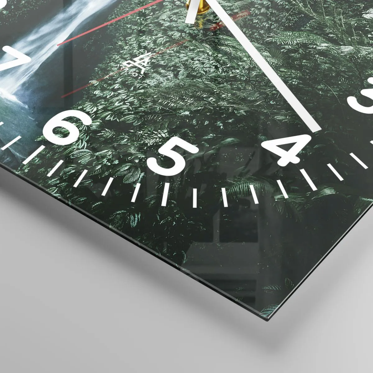 Horloge murale - Pendule murale - Fontaine tropicale - 30x30 cm