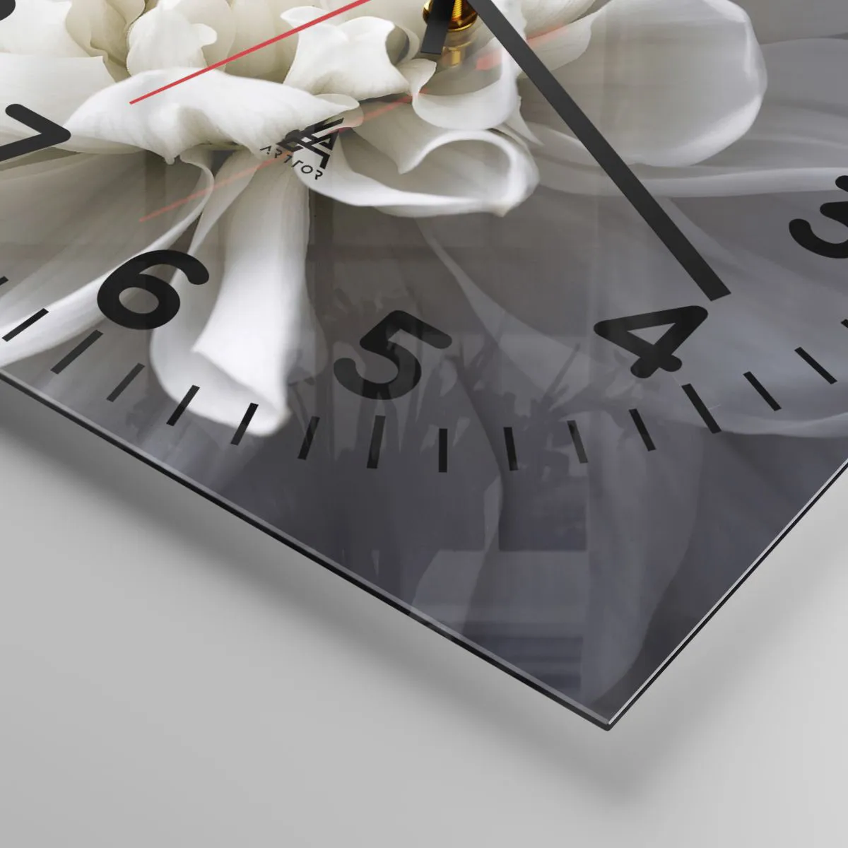 Wanduhr - Glasuhr - Der Morgen der Braut - 40x40 cm