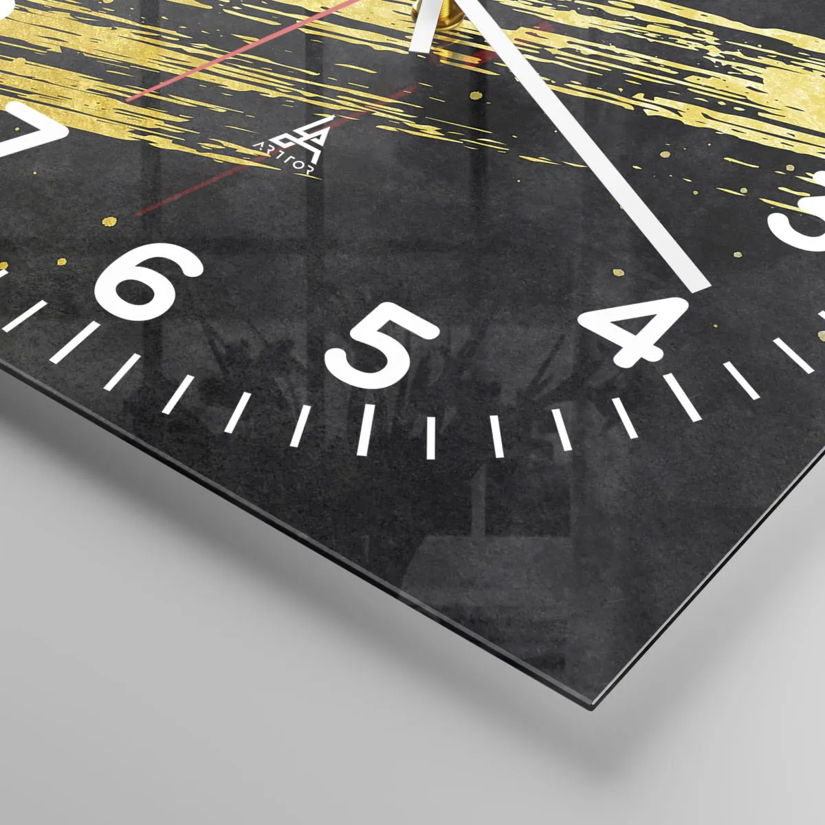 Wandklok - Klok - Spring in hyperruimte - 40x40 cm