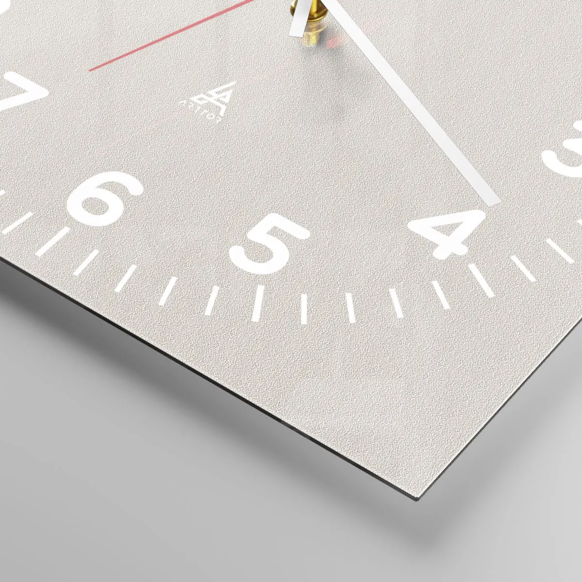 Wanduhr - Glasuhr - Unaufhaltsamer Trieb - 30x30 cm