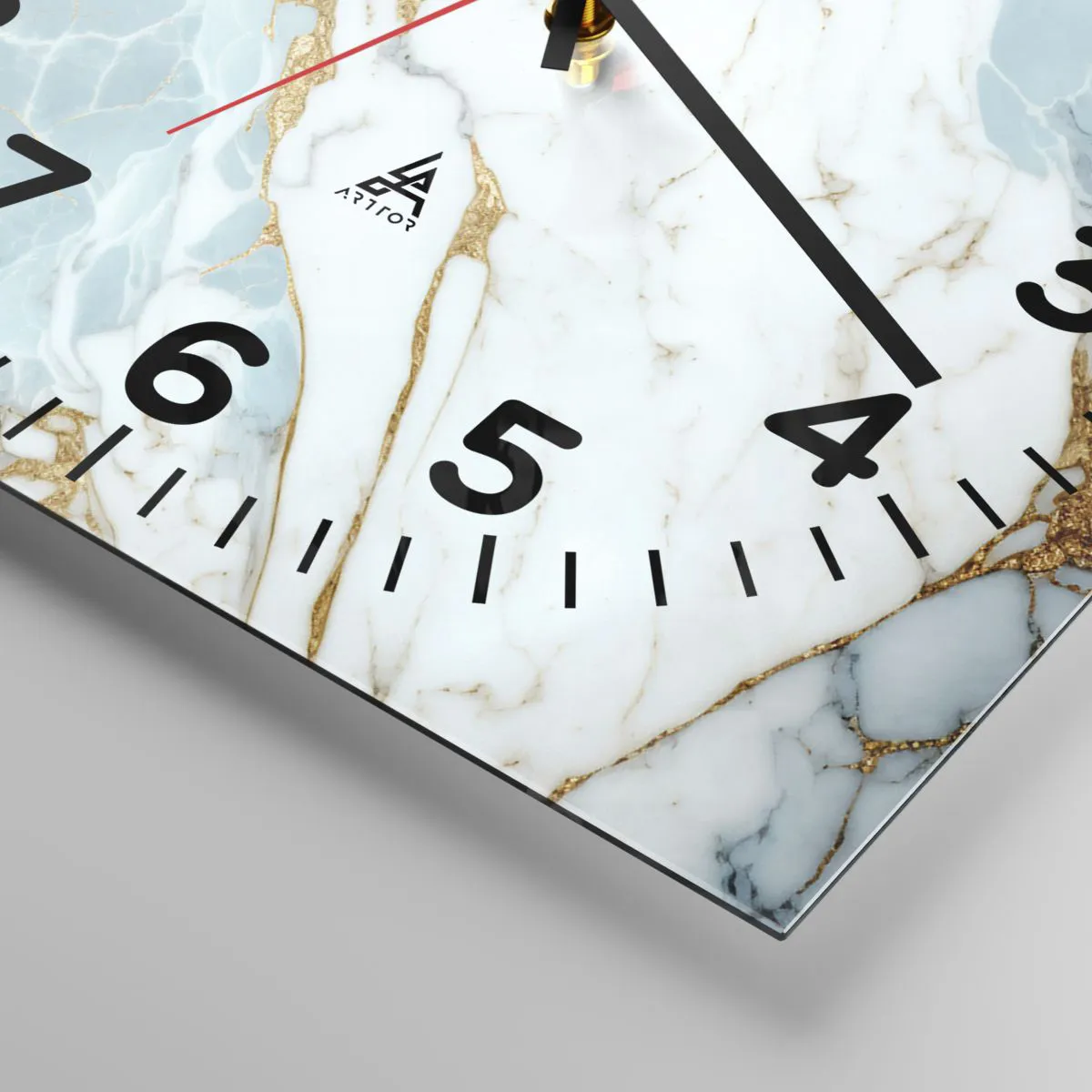 Vægur, Uret - Rigdom af sten - 40x40 cm