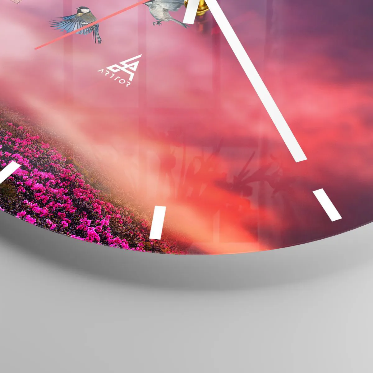 Vægur, Uret - Invitation til middag - 40x40 cm