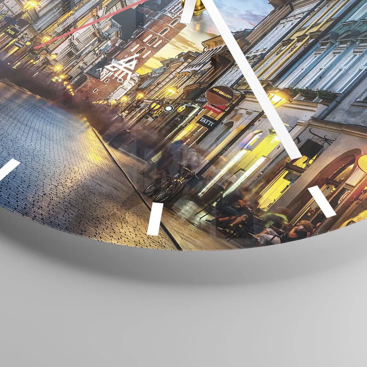 Zegar ścienny - Krakowski czar - 40x40 cm