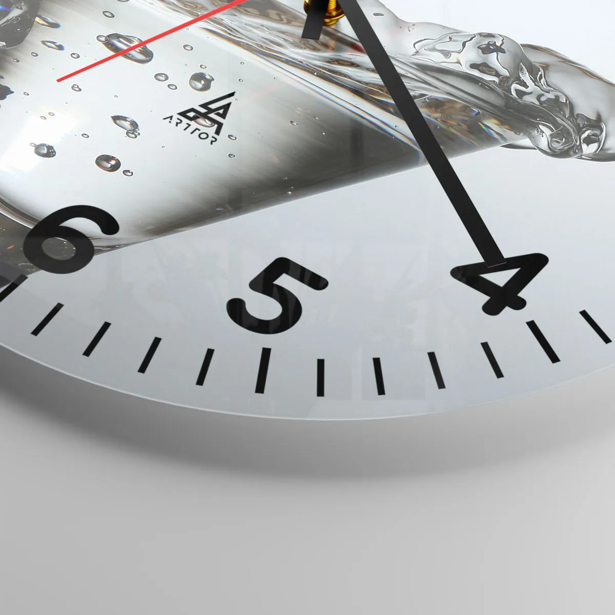 Falióra, Óra - A csésze peremén - 30x30 cm