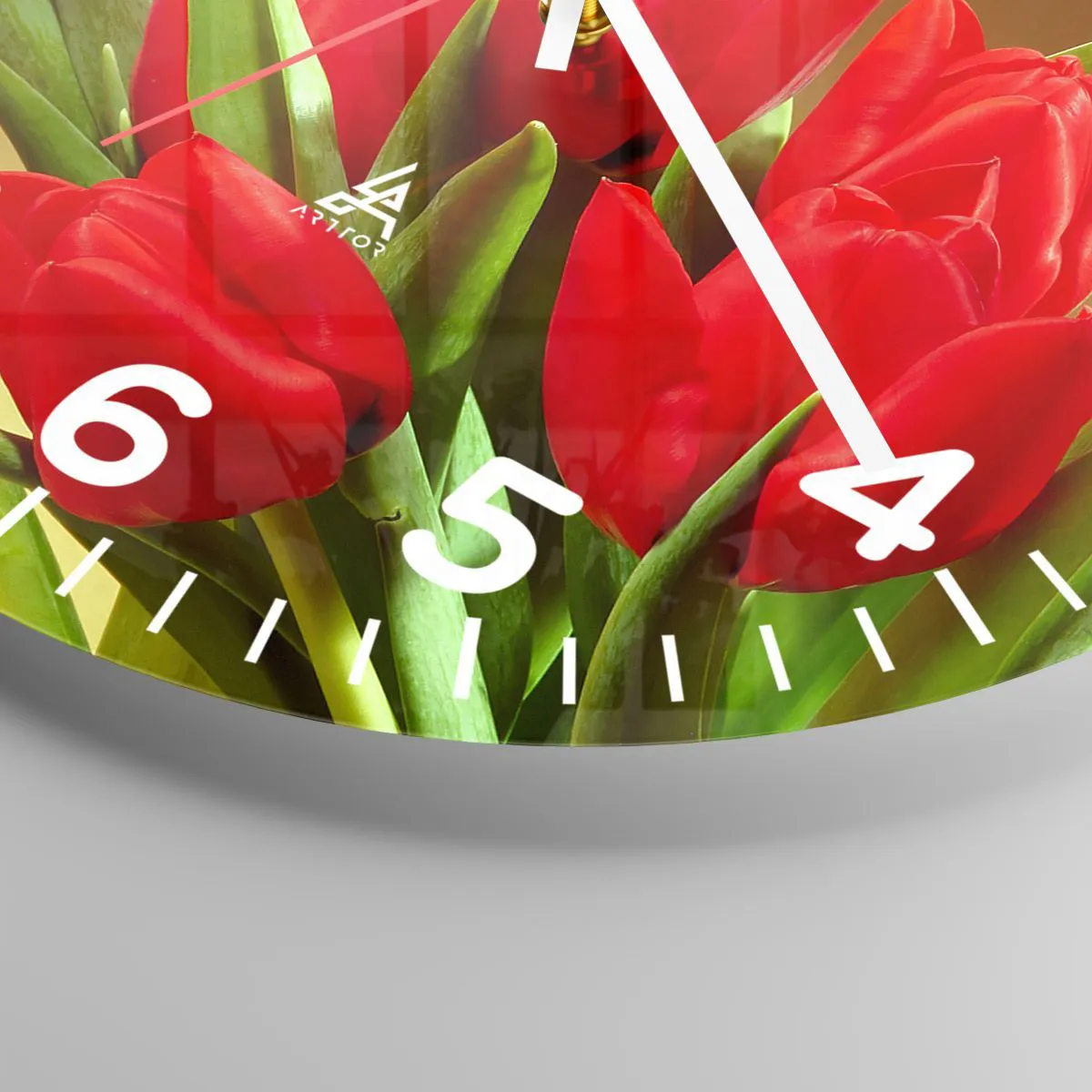 Horloge murale - Pendule murale - Amas de joie printanière - 40x40 cm