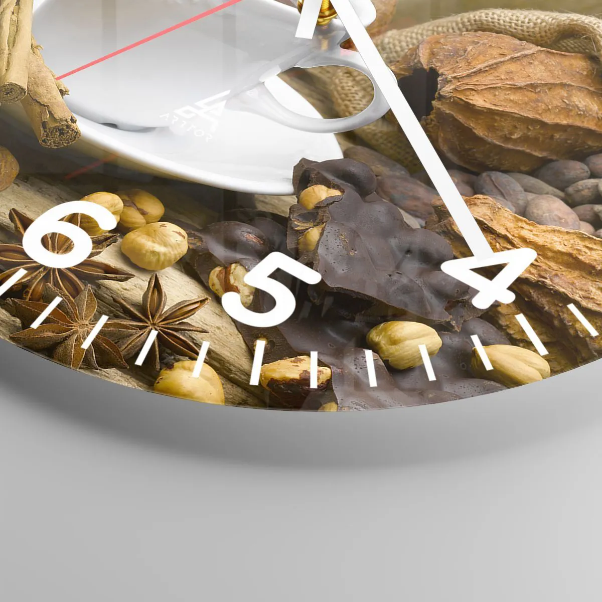 Wanduhr - Glasuhr - Für Nervenkitzel-Suchende - 30x30 cm