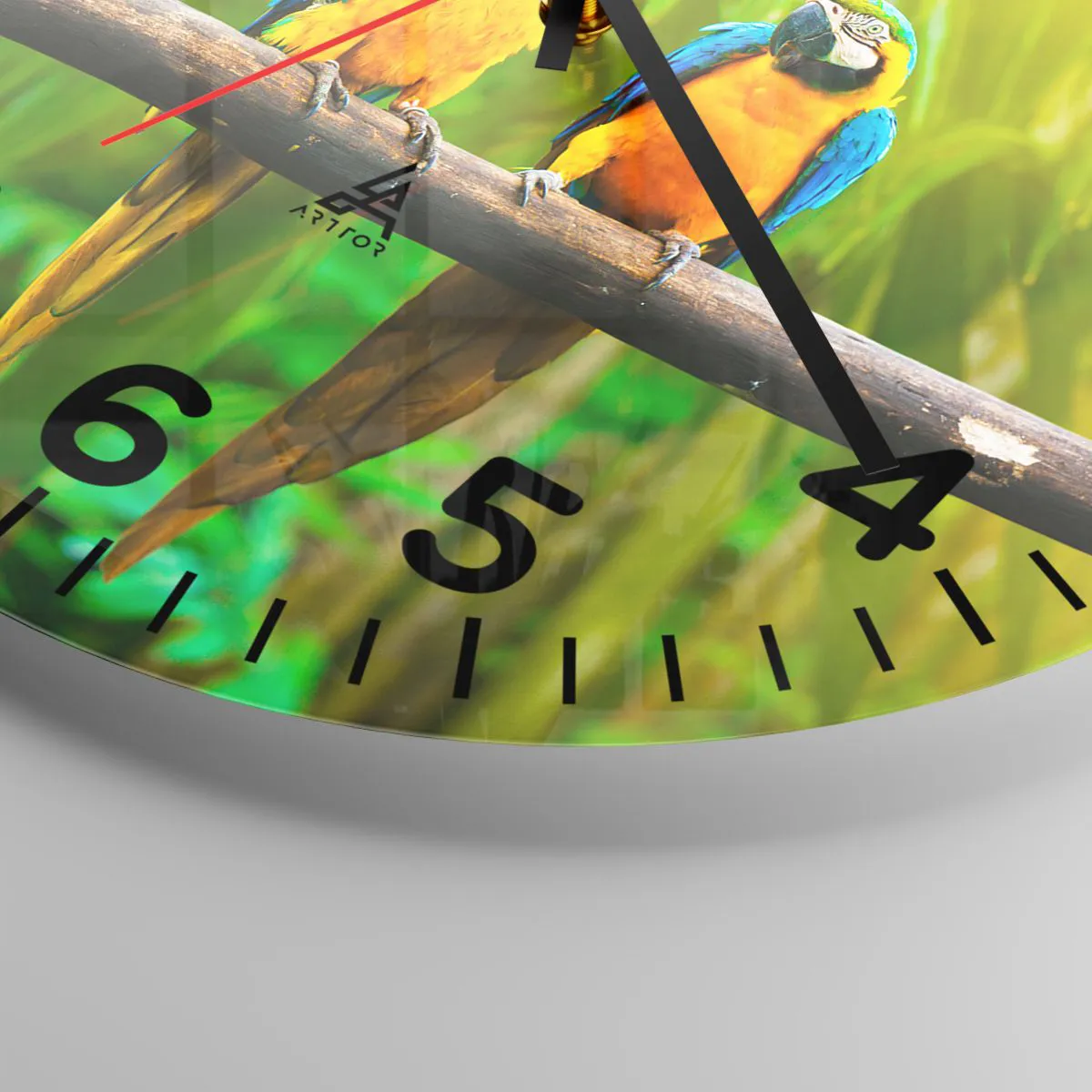 Zegar ścienny - A słyszałaś, że ona…? - 30x30 cm