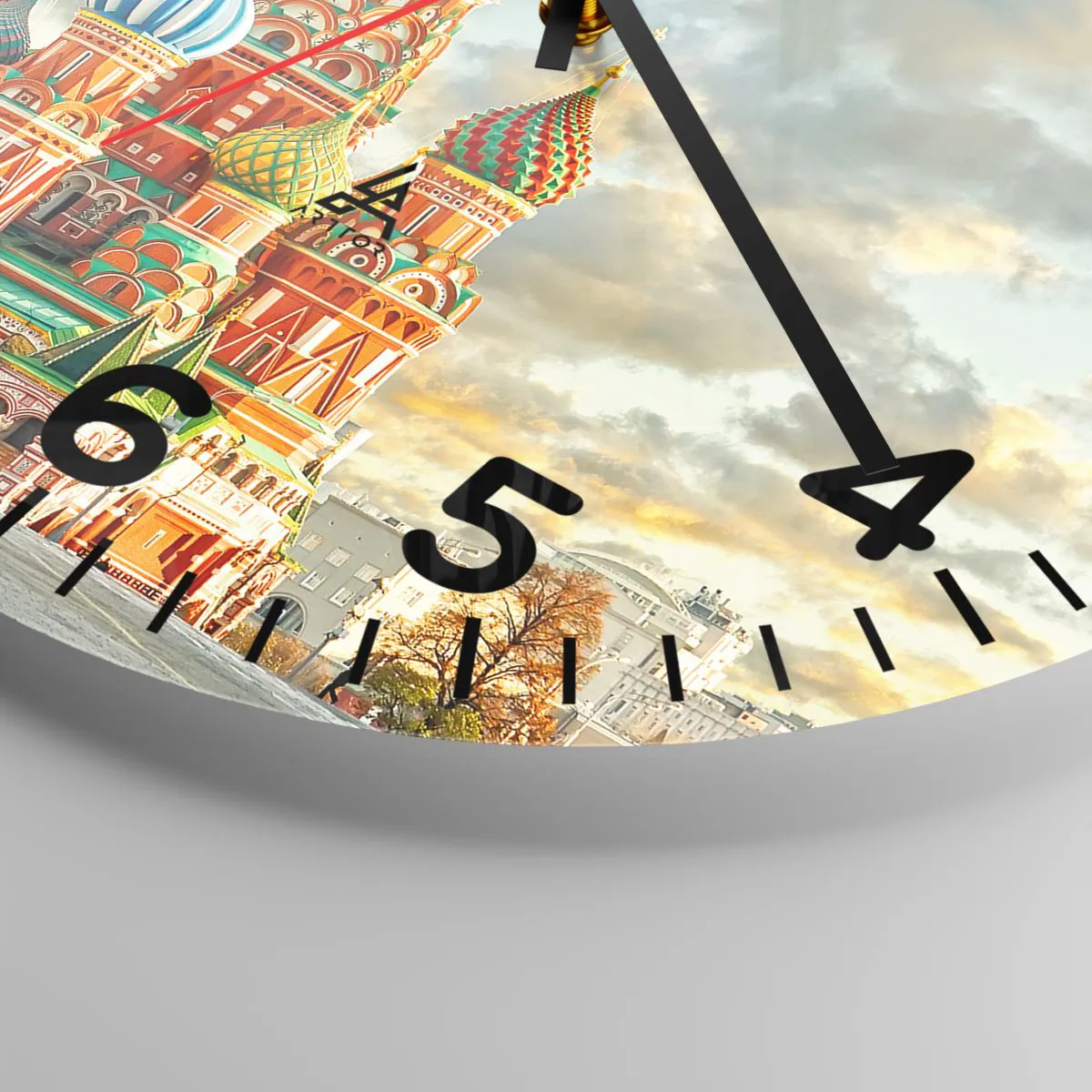 Wanduhr - Glasuhr - Selbst Disney würde nicht darauf kommen - 30x30 cm