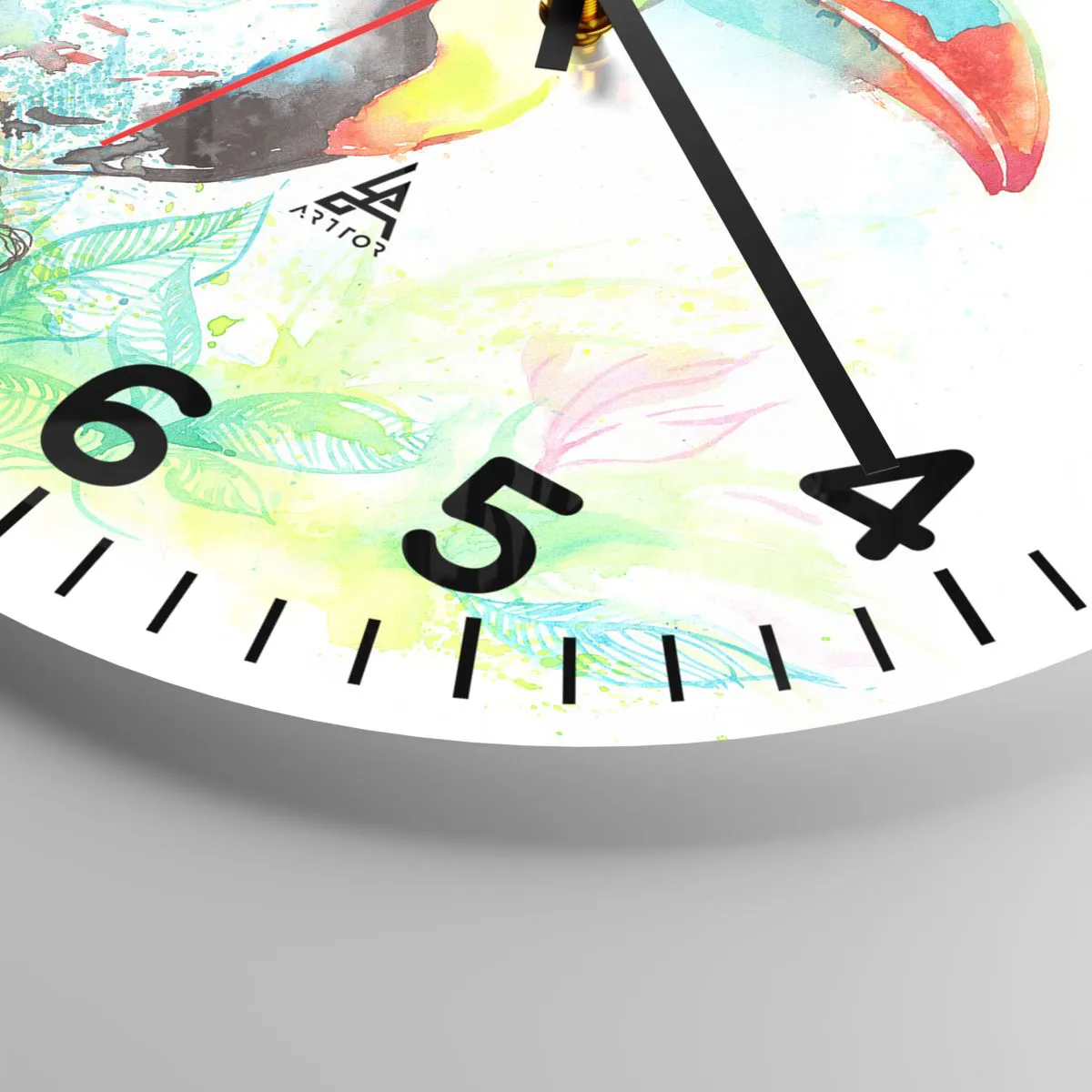 Horloge murale - Pendule murale - Aussi coloré que l'Amérique du Sud - 40x40 cm