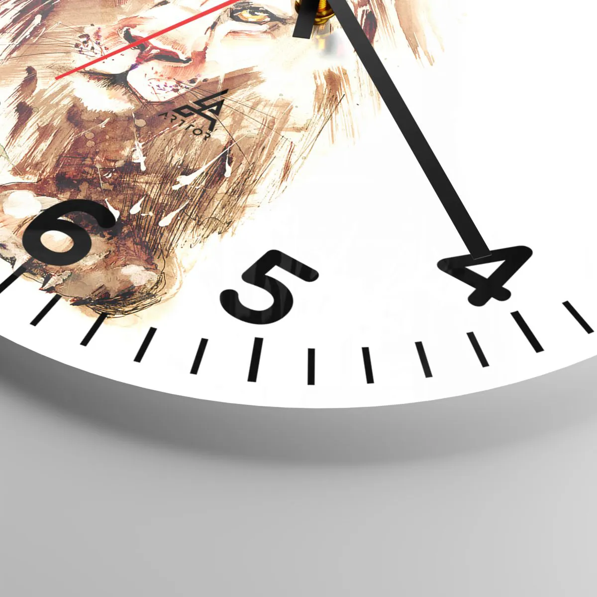 Nástenné hodiny - Sila a dôstojnosť - 40x40 cm