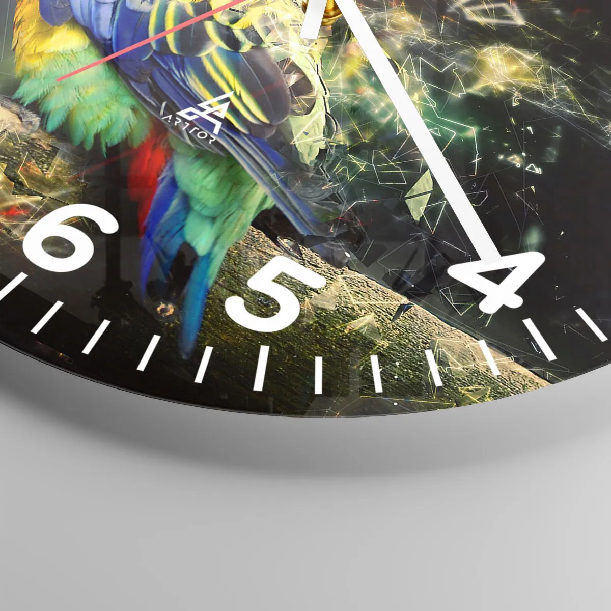 Zegar ścienny - Posłaniec blasku - 30x30 cm