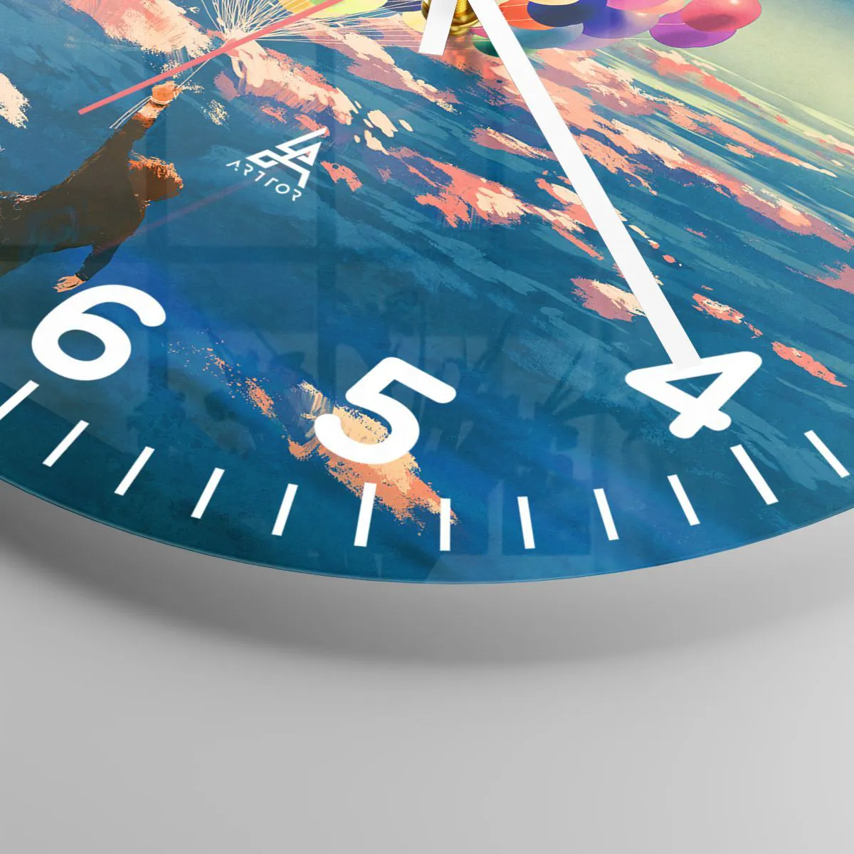 Falióra, Óra - Egy gyermekkori álom valóra vált - 40x40 cm