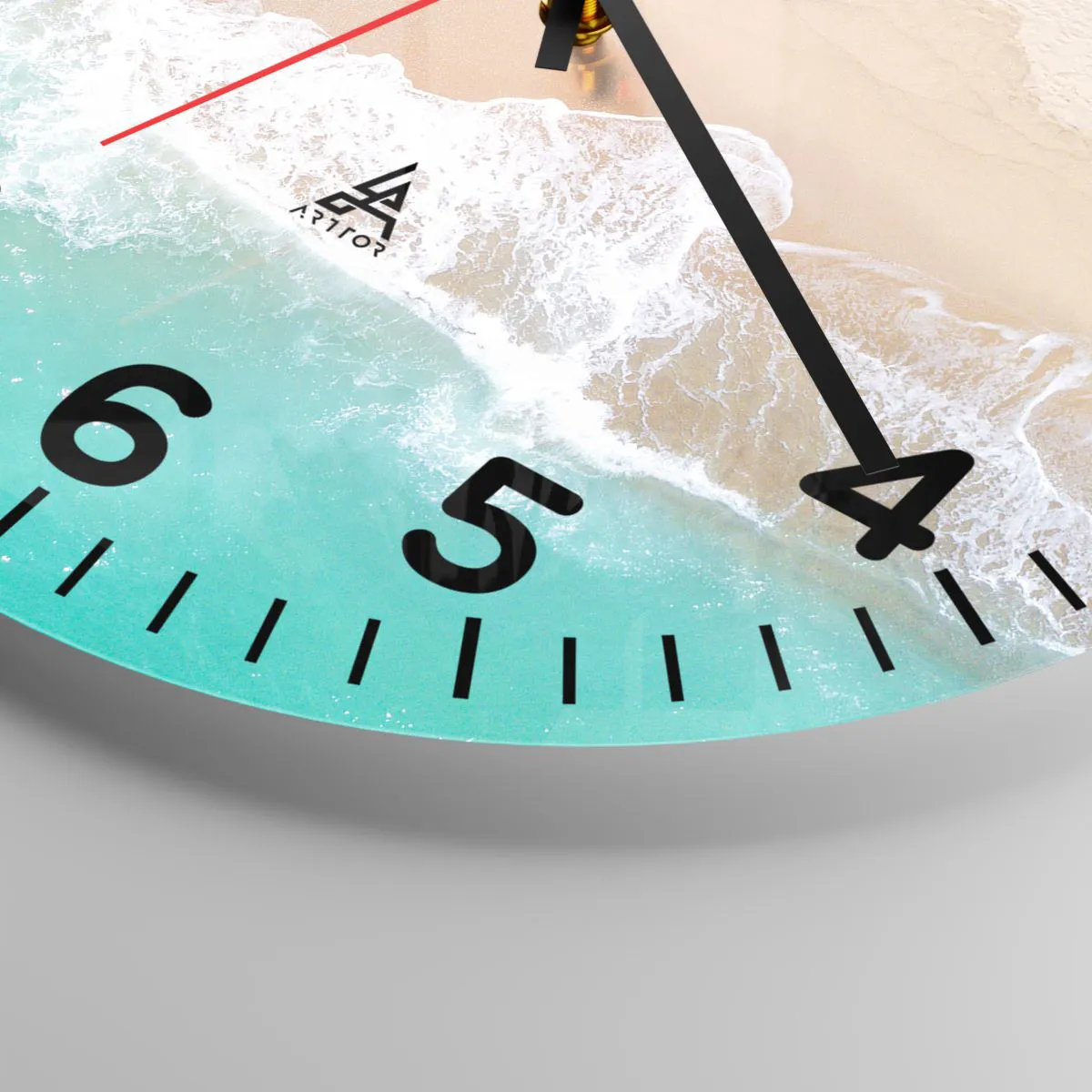 Nástenné hodiny - Maznavý dotyk - 30x30 cm