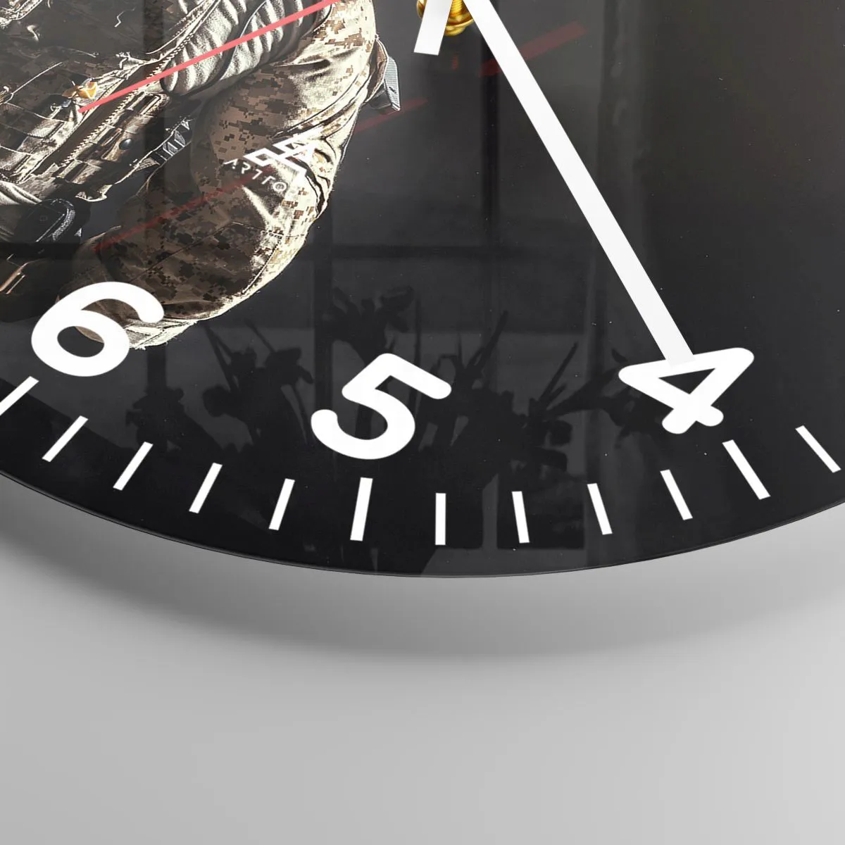 Ceas de perete - Ceas pe sticlă - D-aia - 30x30 cm