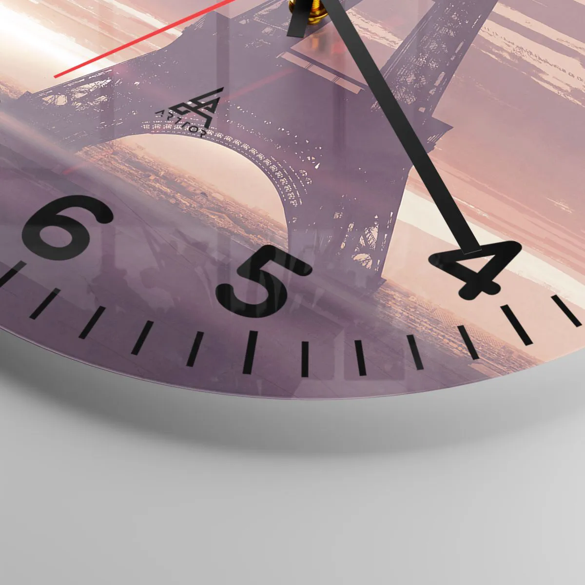 Ceas de perete - Ceas pe sticlă - Doar ele două - 30x30 cm