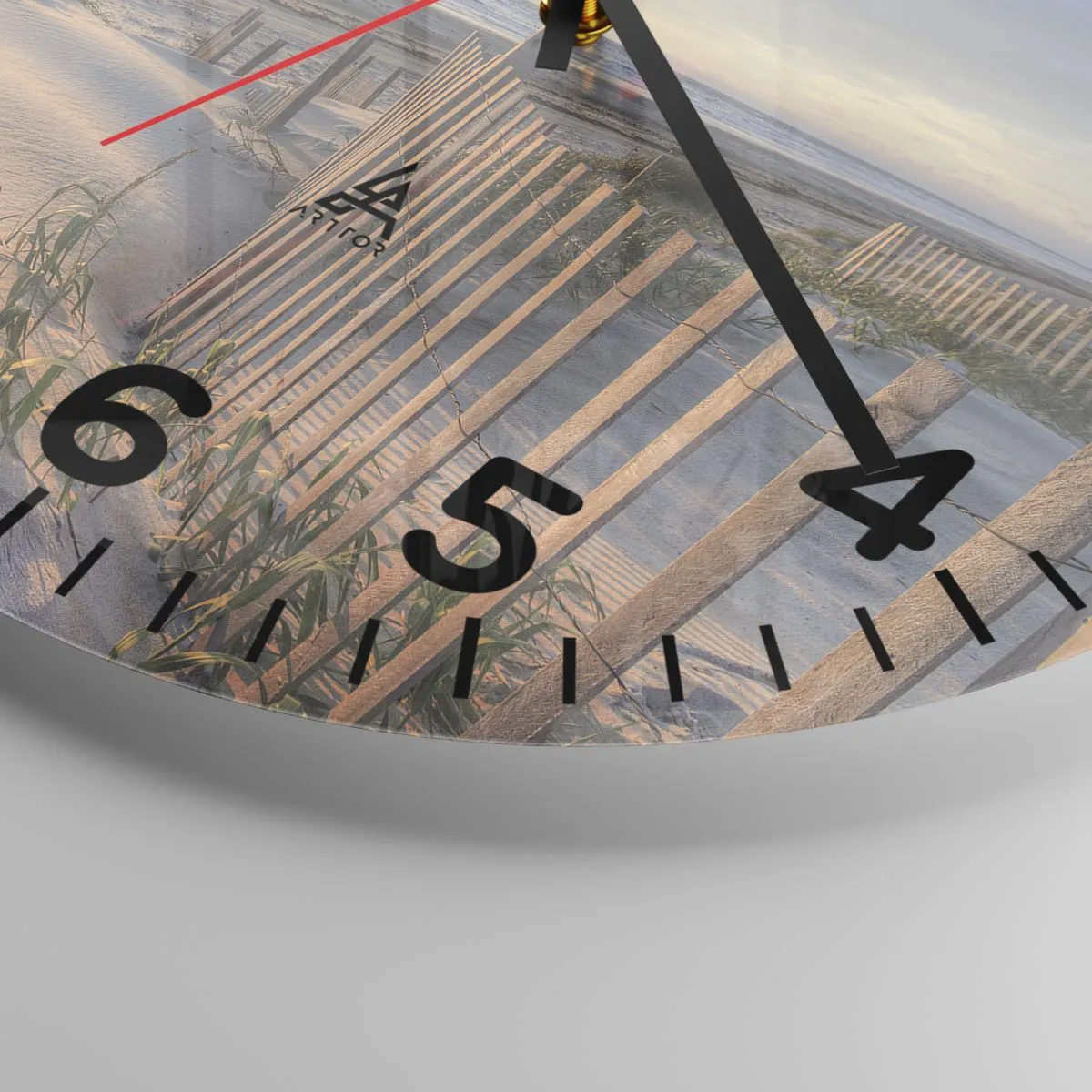 Falióra, Óra - A szél ragyogása és árnyéka - 40x40 cm