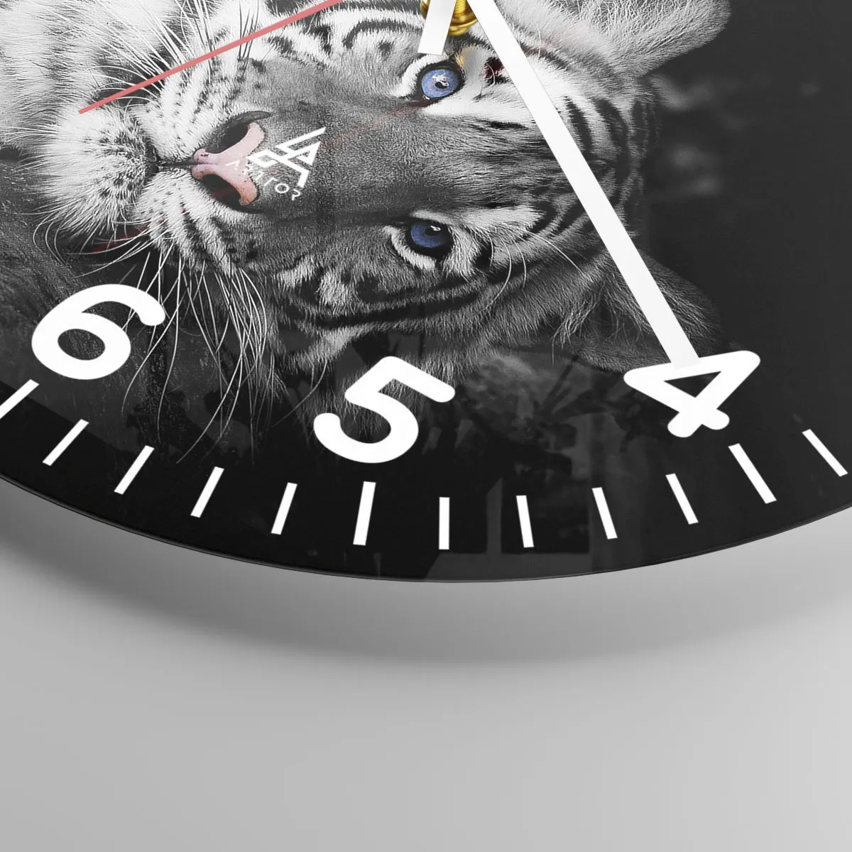 Wandklok - Klok - Wildheid en vrede - 30x30 cm