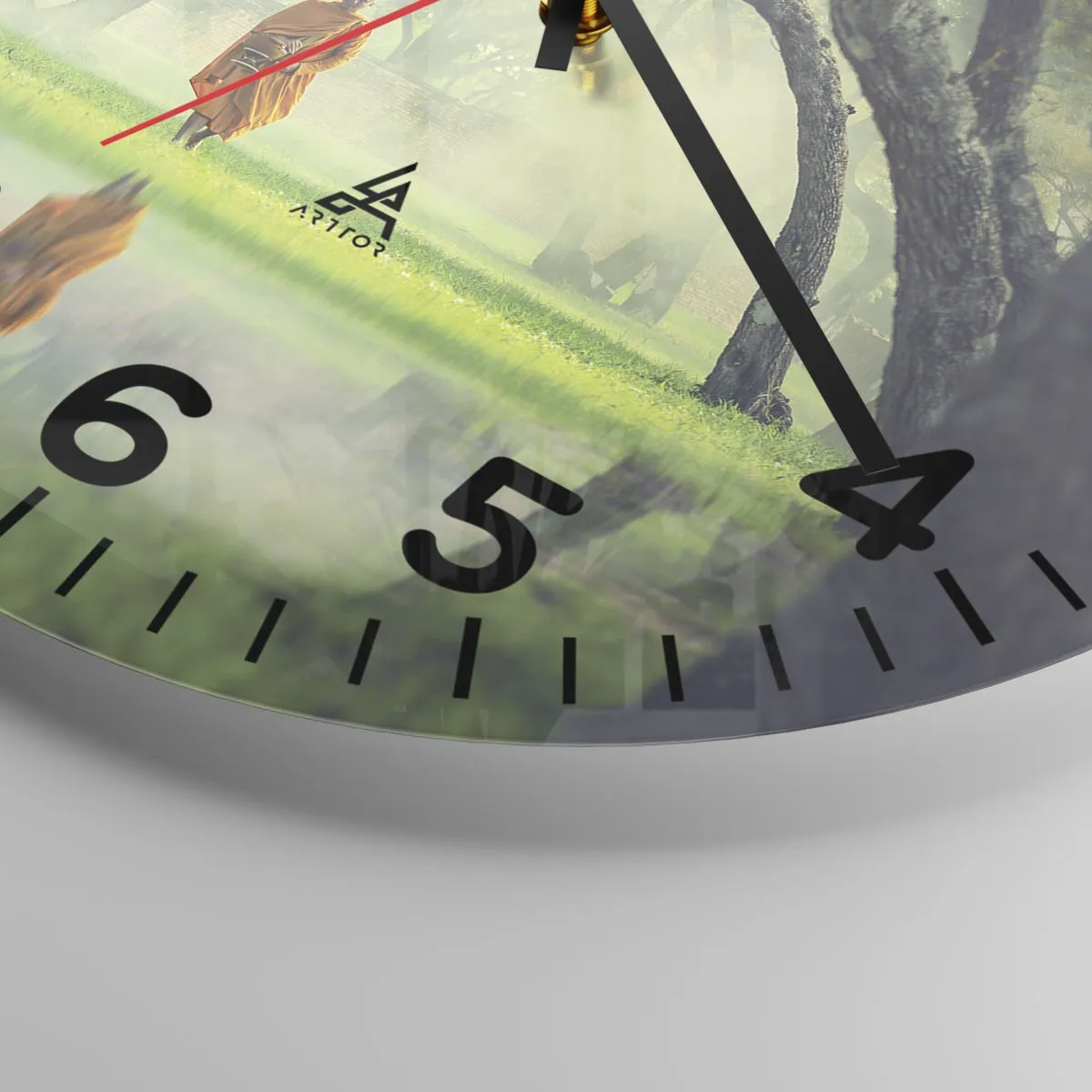 Nástěnné hodiny - Na cestě k osvícení - 40x40 cm