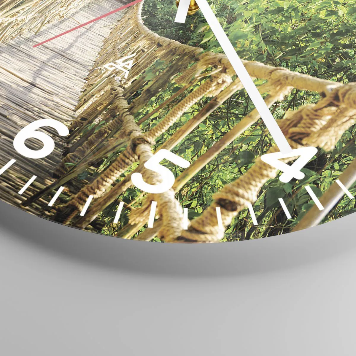 Horloge murale - Pendule murale - Suspendu dans la nature - 30x30 cm