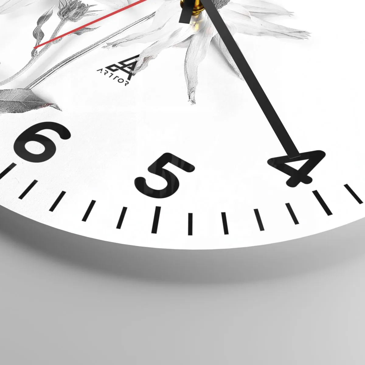 Nástenné hodiny - Nikto nechce byť sám - 40x40 cm