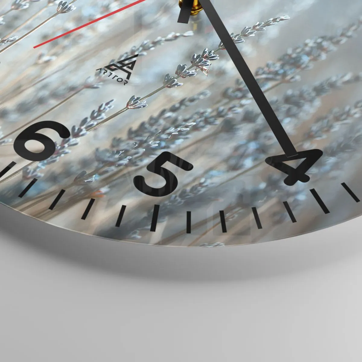 Horloge murale - Pendule murale - Tige odorante - 30x30 cm