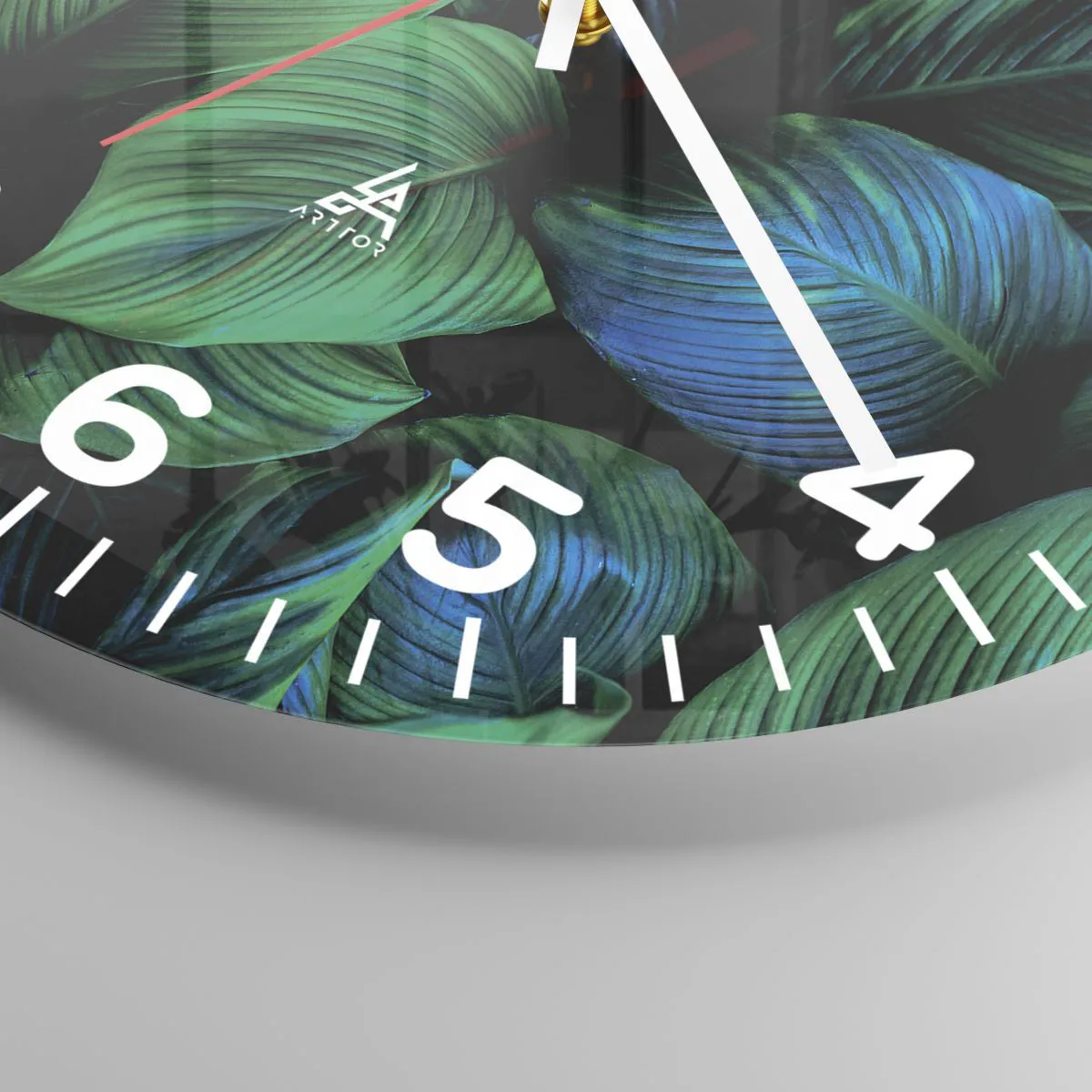 Nástenné hodiny - V zelenom dave - 30x30 cm