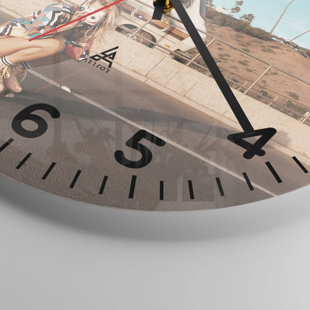 Nástenné hodiny - Usmejte sa! - 40x40 cm