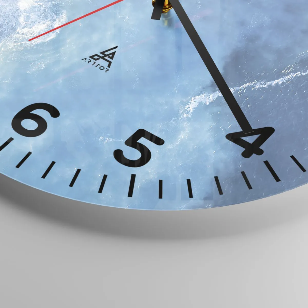 Falióra, Óra - A kék ereje - 30x30 cm