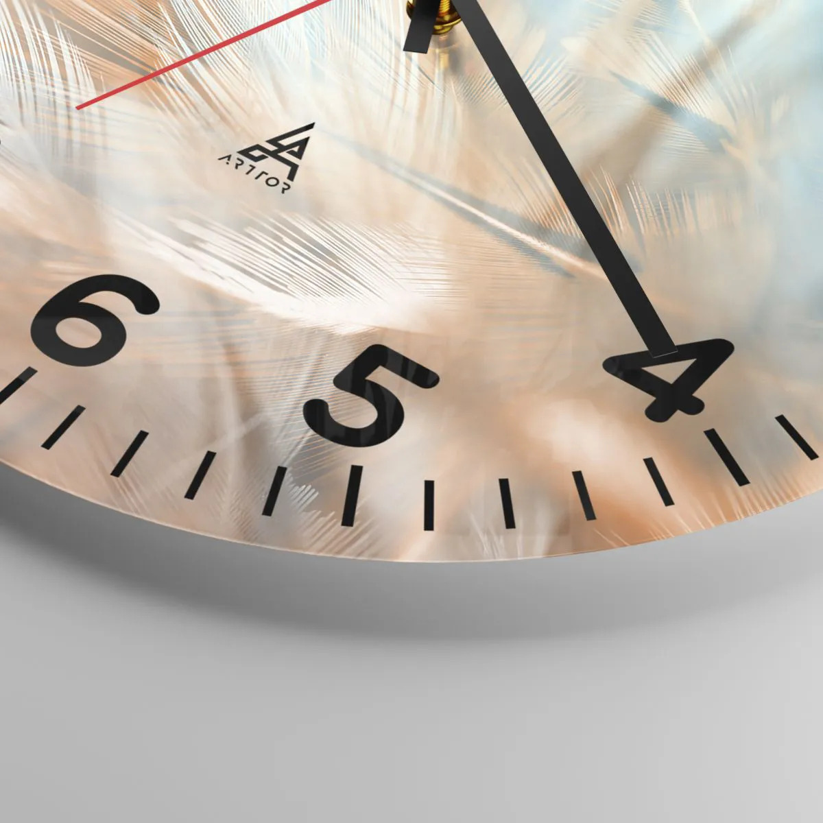 Ceas de perete - Ceas pe sticlă - În țara blândeții - 30x30 cm