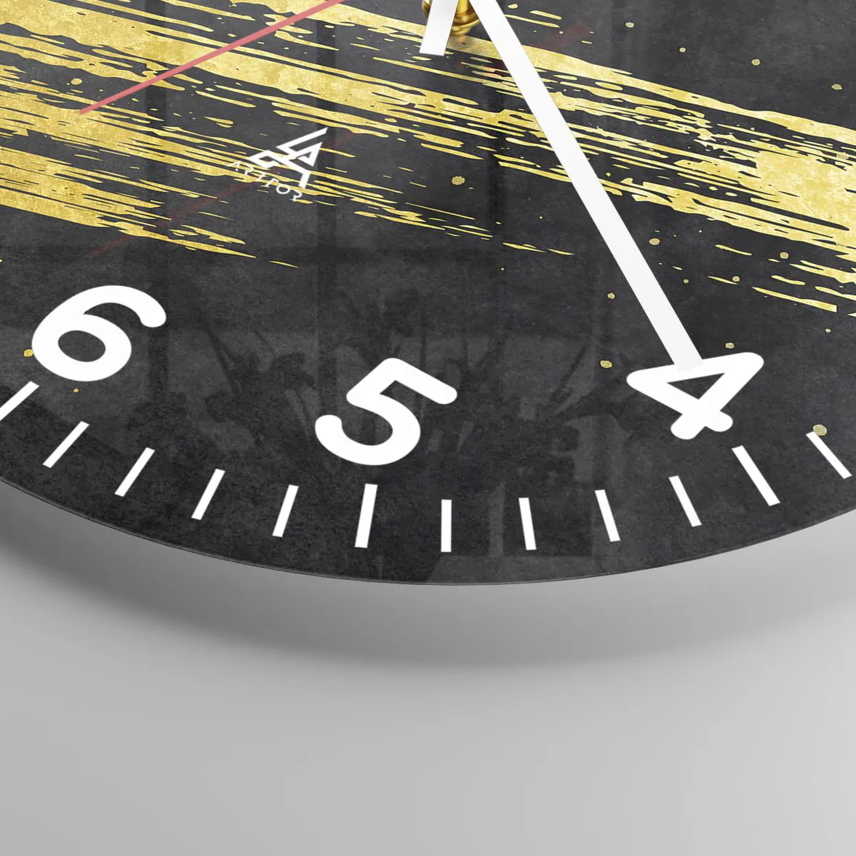 Wanduhr - Glasuhr - Sprung in den Hyperraum - 30x30 cm