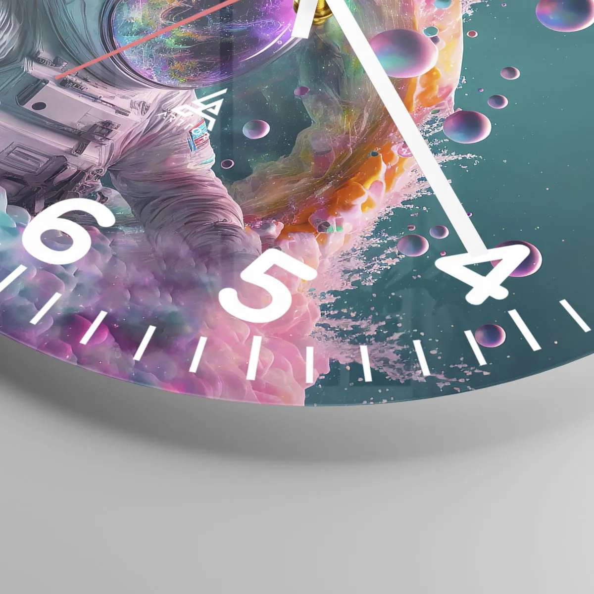 Wanduhr - Glasuhr - Sternentor - 30x30 cm