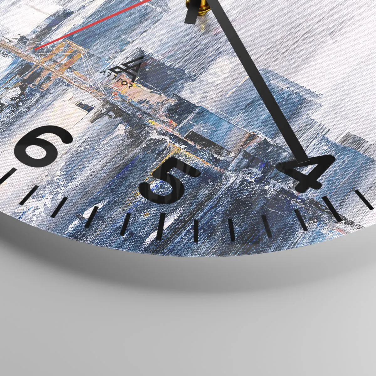 Horloge murale - Pendule murale - Impression new-yorkaise - 30x30 cm