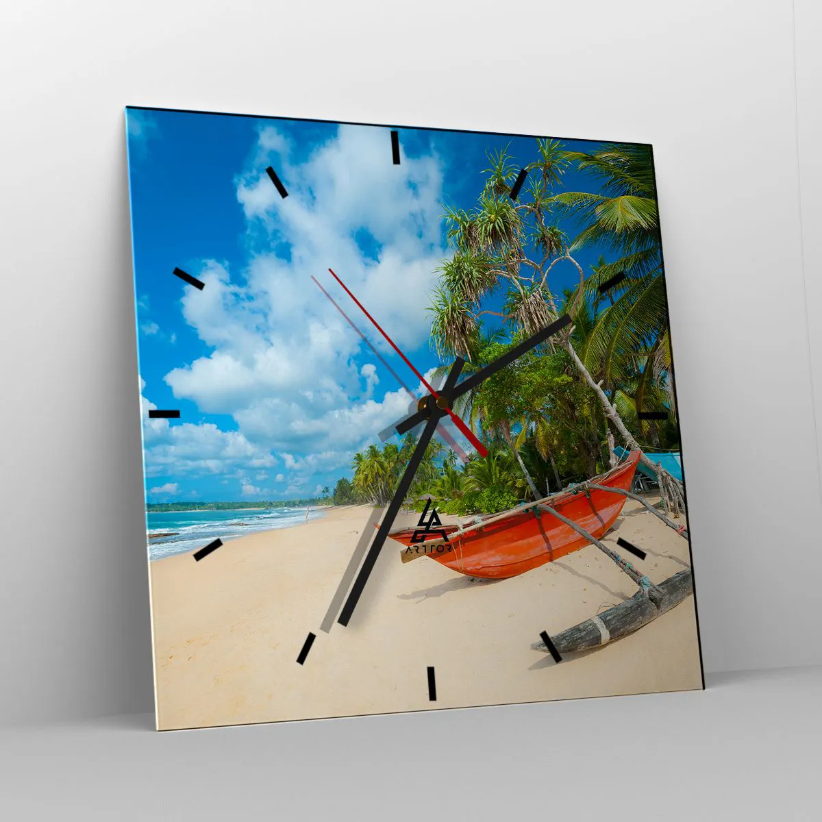 Nástěnné hodiny - Kouzlo tropů - 30x30 cm