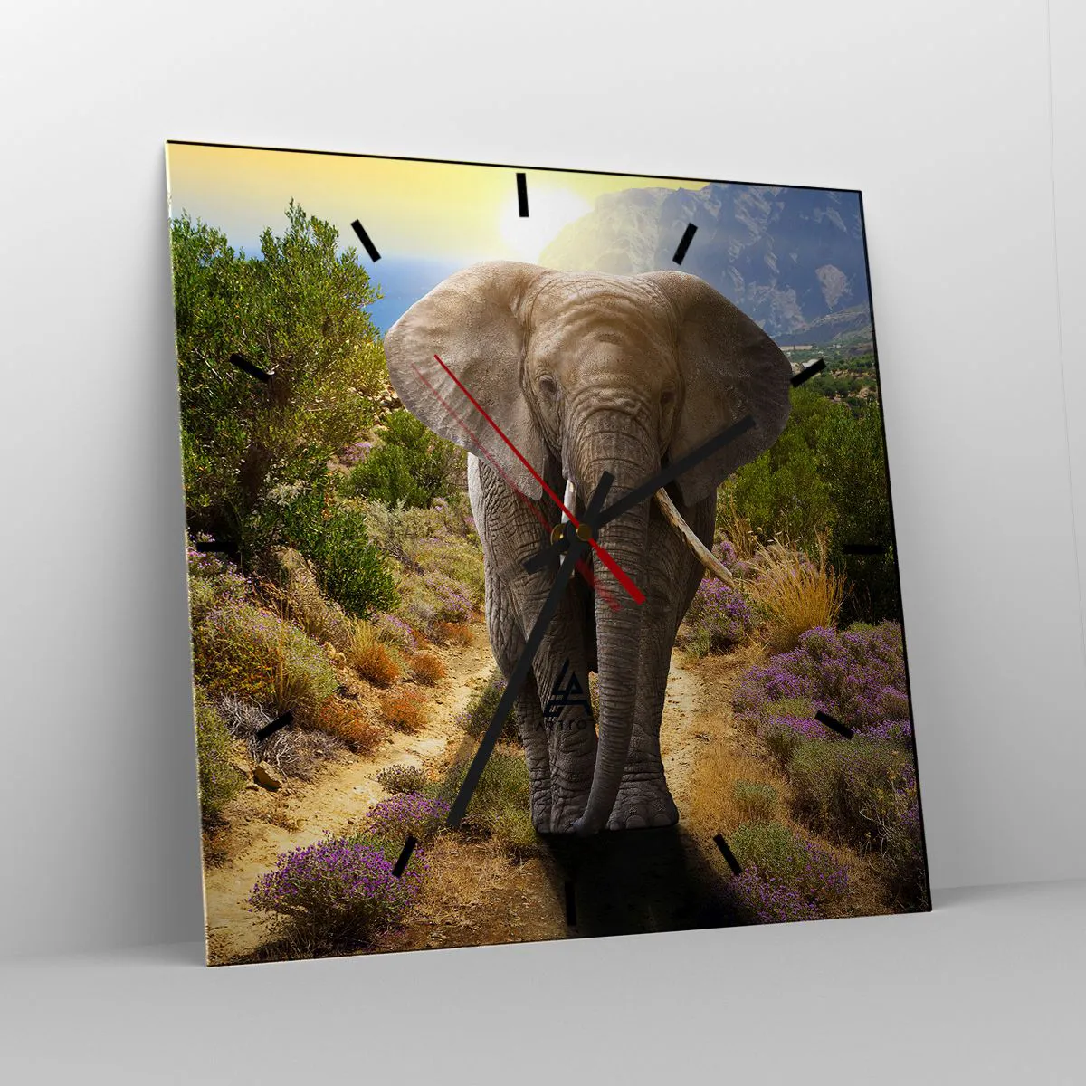 Vægur, Uret - Sådan så Eden ud - 30x30 cm