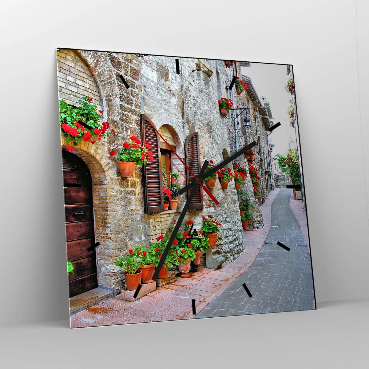 Nástěnné hodiny - Italská atmosféra - 30x30 cm