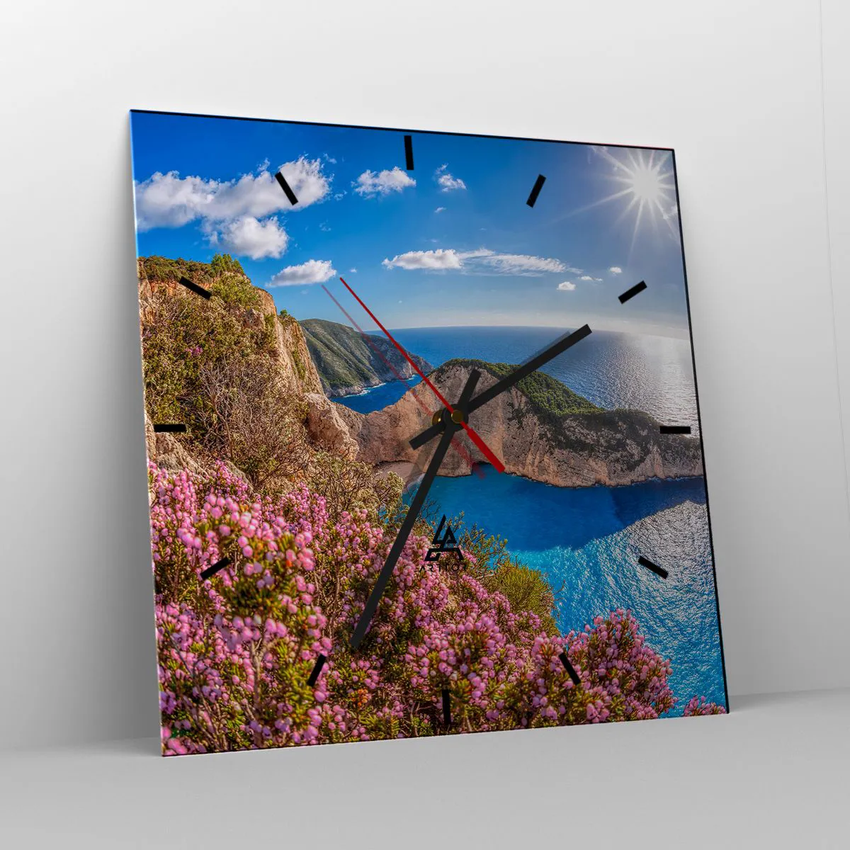 Nástěnné hodiny - Moje velké řecké prázdniny - 30x30 cm