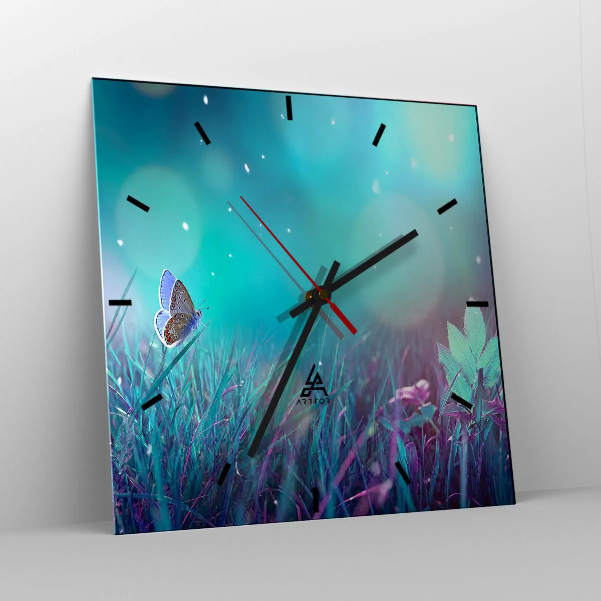 Wandklok - Klok - Het geheime leven van de weide - 30x30 cm