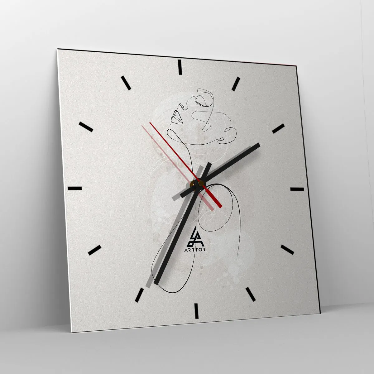 Nástěnné hodiny - Spirála krásy - 30x30 cm