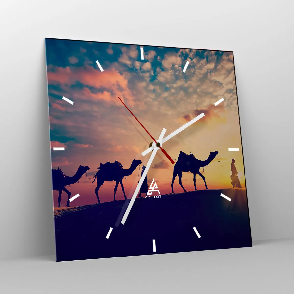 Nástěnné hodiny - Tajemný duch orientu - 40x40 cm