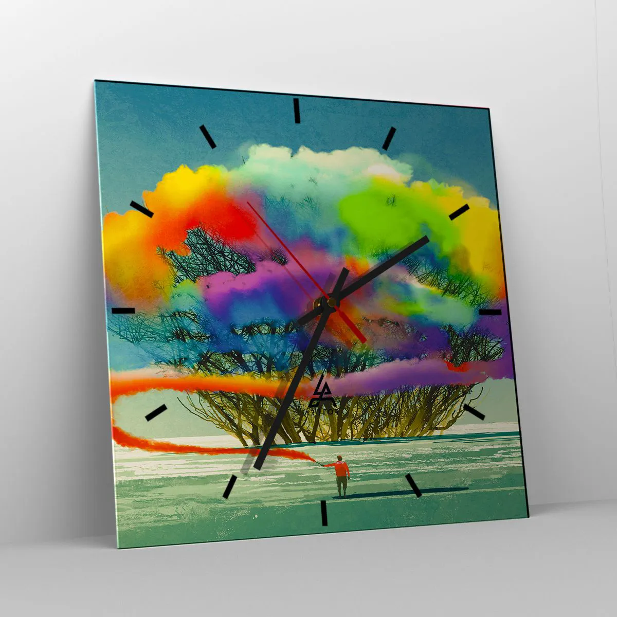 Falióra, Óra - Keltsd életre ezt a világot - 40x40 cm