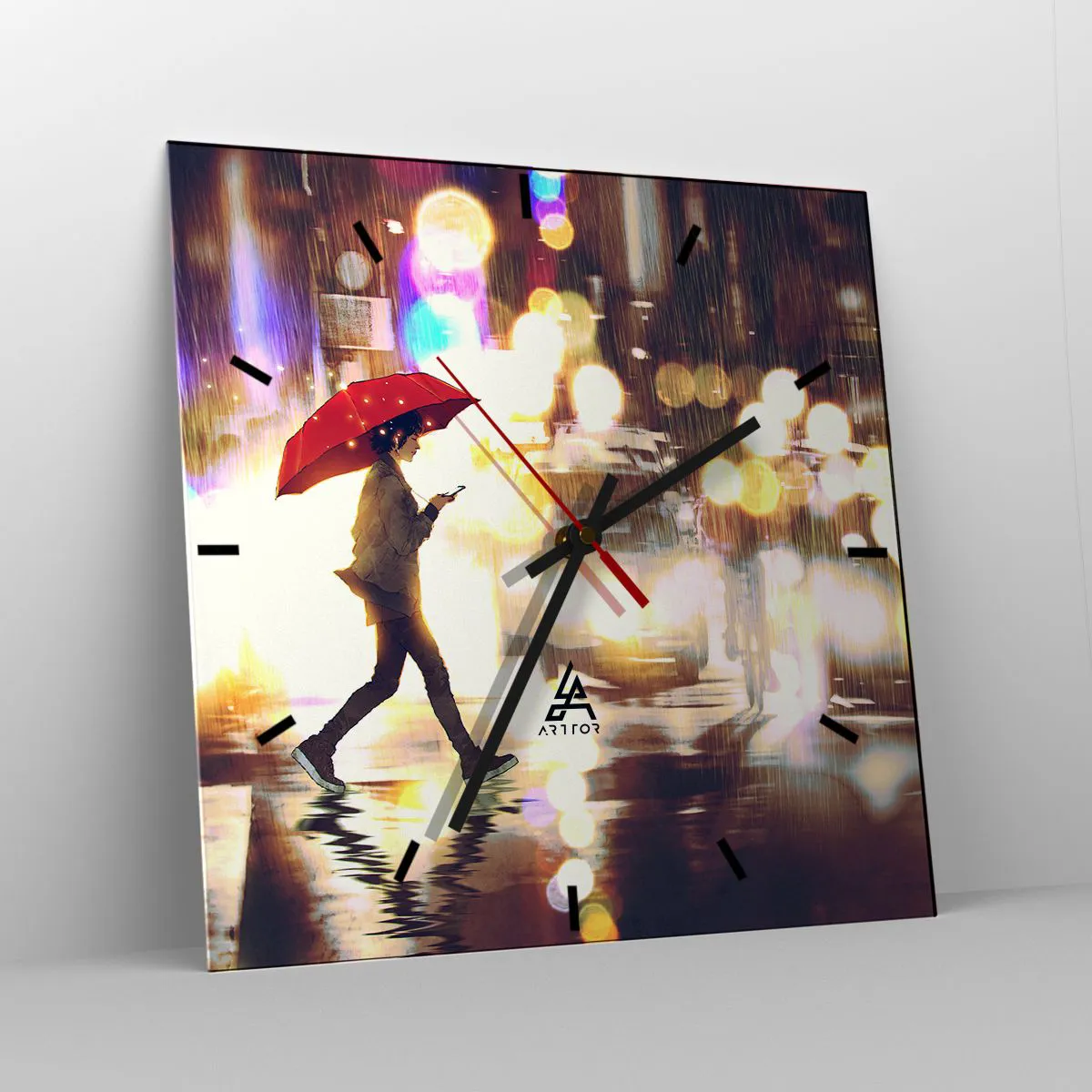 Nástěnné hodiny - A přece slunečná - 40x40 cm