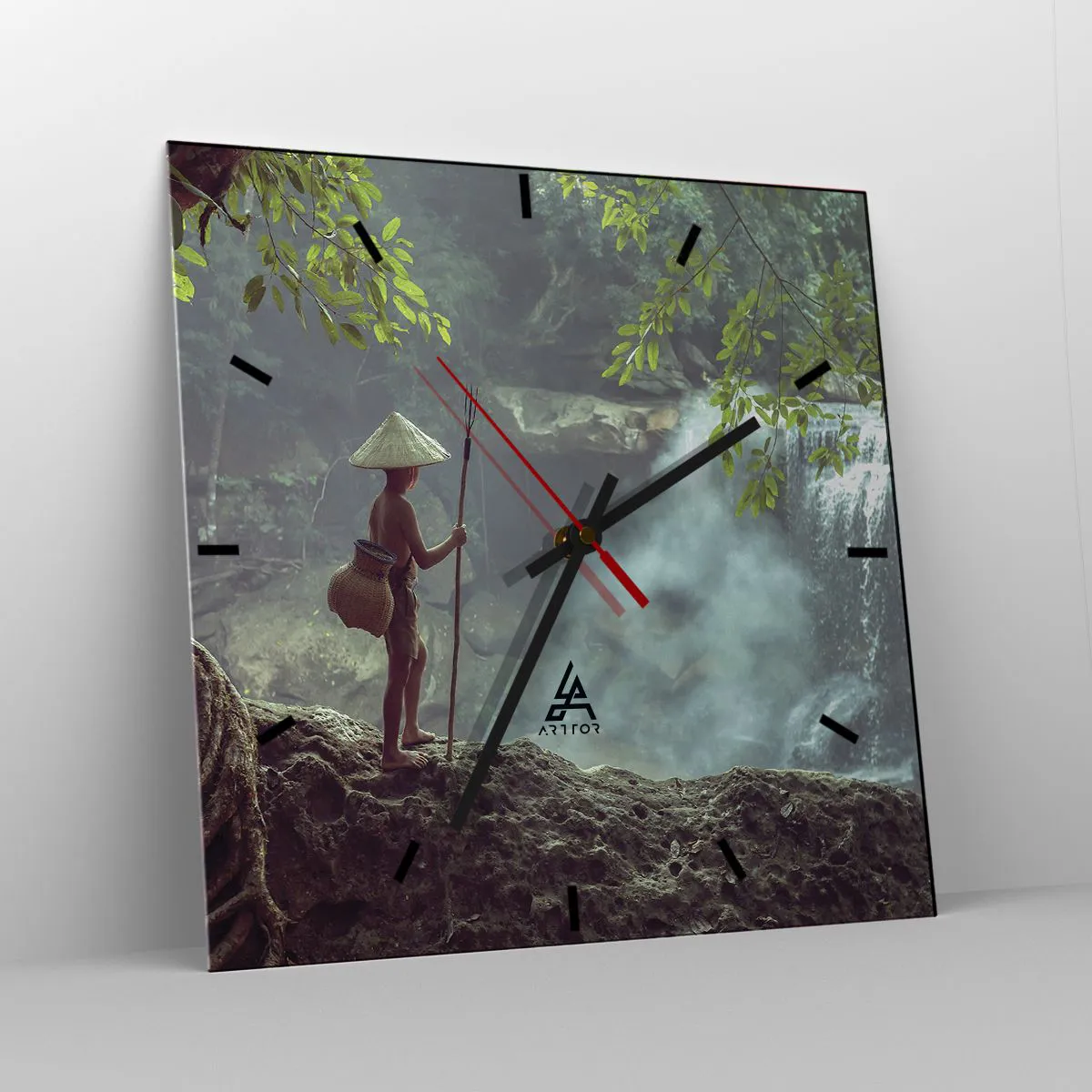 Falióra, Óra - Barátságban a természettel - 40x40 cm