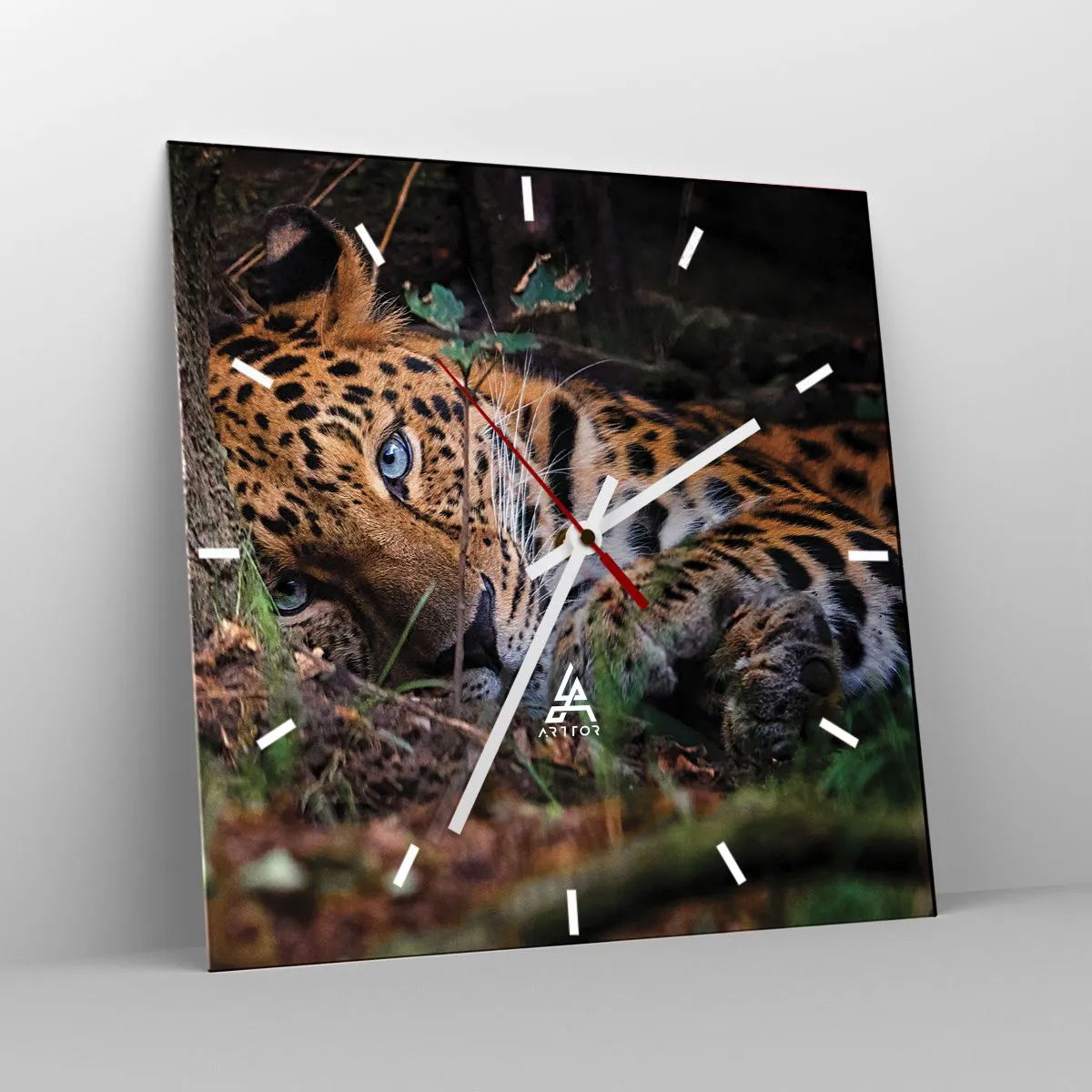 Ceas de perete - Ceas pe sticlă - Să ai încredere în mine - 40x40 cm