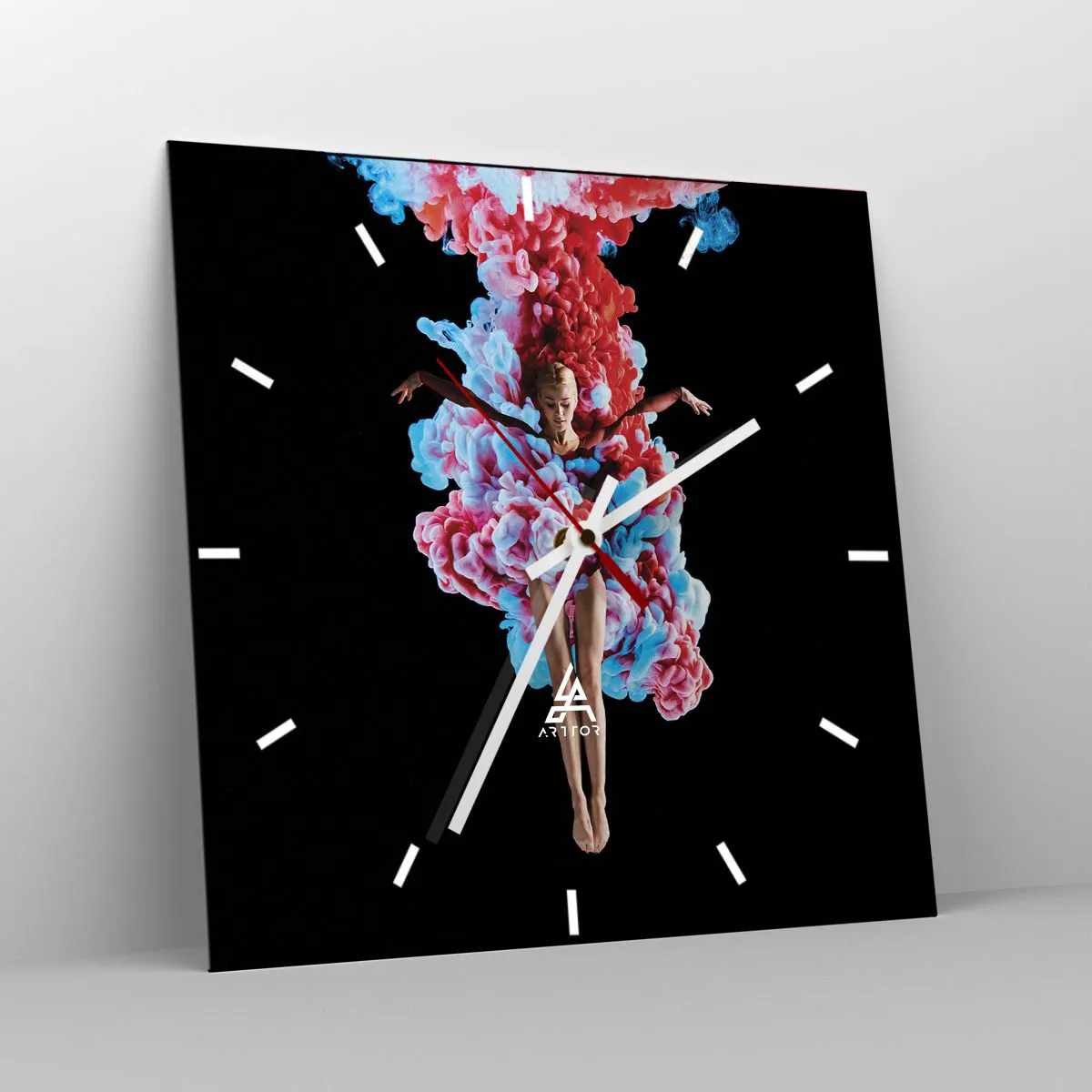 Vægur, Uret - I fuld blomstring - 40x40 cm